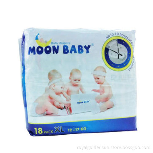 Baby diapers with Velcro tapes and cloth like backsheet